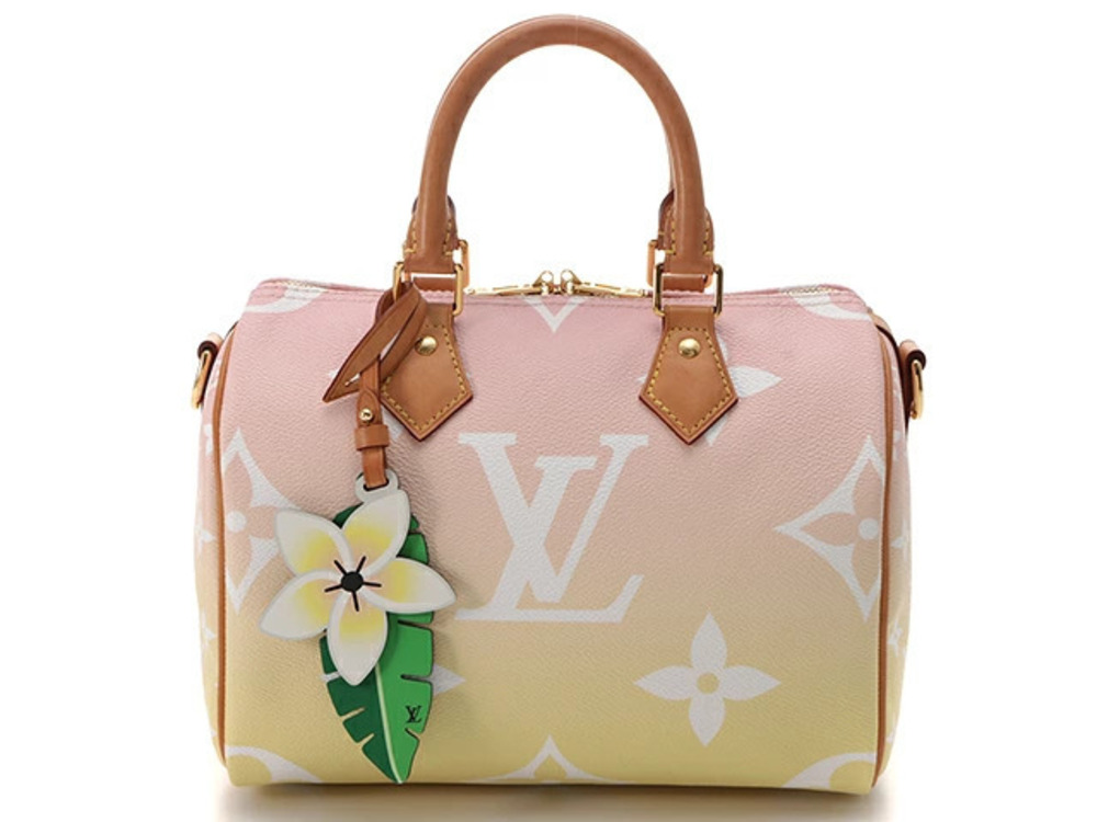 LOUIS VUITTON Shoulder Bag Speedy Bandouliere Monogram Giant Rose Pink